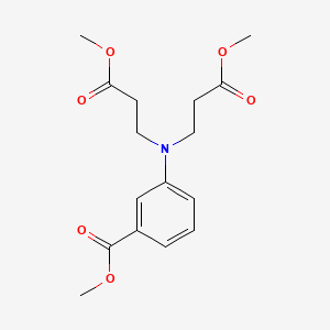 Methyl 3-[bis(3-methoxy-3-oxopropyl)amino]benzoate