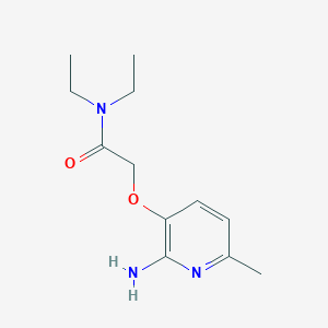 2-[(2-Amino-6-methylpyridin-3-yl)oxy]-N,N-diethylacetamide