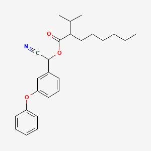 Cyano(3-phenoxyphenyl)methyl 2-(propan-2-yl)octanoate