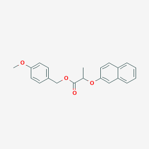 (4-Methoxyphenyl)methyl 2-[(naphthalen-2-yl)oxy]propanoate