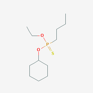 O-Cyclohexyl O-ethyl butylphosphonothioate