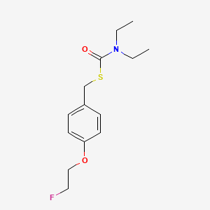 S-{[4-(2-Fluoroethoxy)phenyl]methyl} diethylcarbamothioate