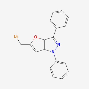 5-(Bromomethyl)-1,3-diphenyl-1H-furo[3,2-c]pyrazole