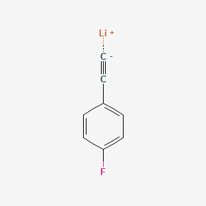 lithium;1-ethynyl-4-fluorobenzene