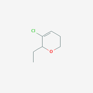 5-Chloro-6-ethyl-3,6-dihydro-2H-pyran