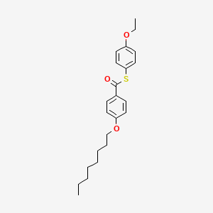 S-(4-Ethoxyphenyl) 4-(octyloxy)benzene-1-carbothioate