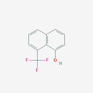 molecular formula C11H7F3O B1452418 8-(三氟甲基)萘-1-醇 CAS No. 33533-47-0