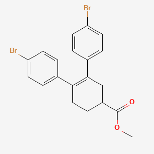 Methyl 3,4-bis(4-bromophenyl)cyclohex-3-ene-1-carboxylate