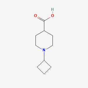 molecular formula C10H17NO2 B1452421 1-环丁基哌啶-4-羧酸 CAS No. 935534-09-1