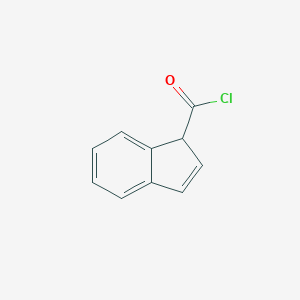 B145243 1H-Indene-1-carbonyl chloride CAS No. 128454-13-7