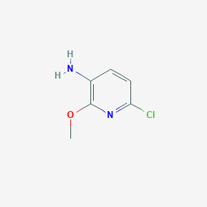 molecular formula C6H7ClN2O B1452435 6-氯-2-甲氧基吡啶-3-胺 CAS No. 914222-86-9