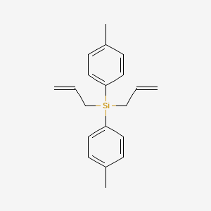 molecular formula C20H24Si B14524405 Bis(4-methylphenyl)di(prop-2-en-1-yl)silane CAS No. 62331-97-9