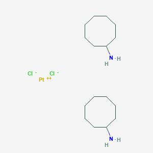 molecular formula C16H34Cl2N2Pt B14524516 cis-Dicyclooctylamminedichloroplatinum (II) CAS No. 62928-48-7