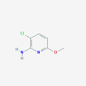 molecular formula C6H7ClN2O B1452452 2-Amino-3-chloro-6-methoxypyridine CAS No. 742070-73-1