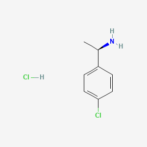 molecular formula C8H11Cl2N B1452456 (R)-1-(4-Chlorophenyl)ethanamine hydrochloride CAS No. 1167414-87-0