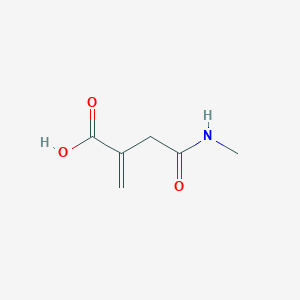 molecular formula C6H9NO3 B1452462 N-甲基-2-亚甲基-琥珀酰胺酸 CAS No. 1089330-60-8