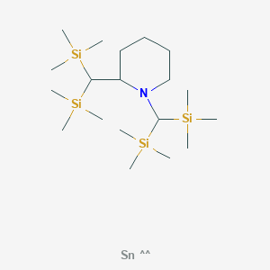 molecular formula C19H47NSi4Sn B14524676 CID 71385980 