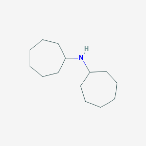 molecular formula C14H27N B14524700 Dicycloheptylamine CAS No. 62380-01-2