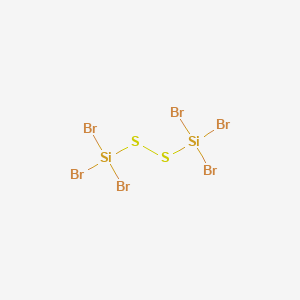 molecular formula Br6S2Si2 B14524794 Disulfanediylbis(tribromosilane) CAS No. 62593-22-0