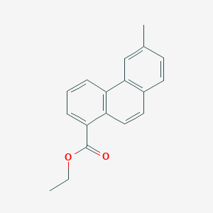 molecular formula C18H16O2 B14524820 Ethyl 6-methylphenanthrene-1-carboxylate CAS No. 62914-96-9