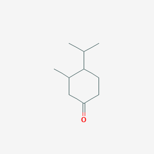 molecular formula C10H18O B1452485 3-甲基-4-(丙-2-基)环己烷-1-酮 CAS No. 1538-19-8