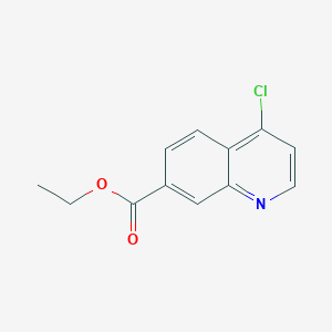 molecular formula C12H10ClNO2 B1452488 4-氯喹啉-7-甲酸乙酯 CAS No. 282101-16-0