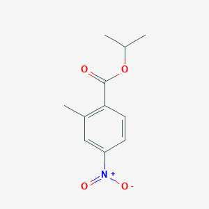 molecular formula C11H13NO4 B14524934 Propan-2-yl 2-methyl-4-nitrobenzoate CAS No. 62621-11-8