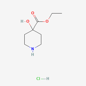 molecular formula C8H16ClNO3 B1452496 4-羟基哌啶-4-羧酸乙酯盐酸盐 CAS No. 937063-36-0
