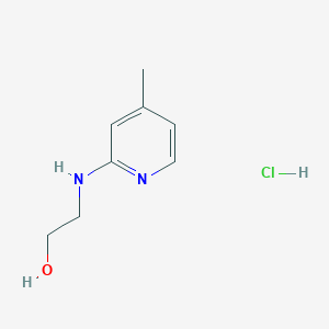 molecular formula C8H13ClN2O B1452498 2-[(4-甲基吡啶-2-基)氨基]乙醇盐酸盐 CAS No. 1334025-83-0
