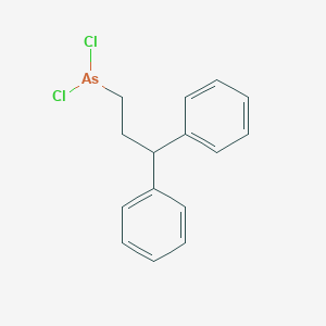 molecular formula C15H15AsCl2 B14524980 Dichloro(3,3-diphenylpropyl)arsane 