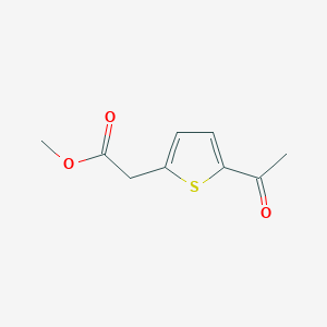 molecular formula C9H10O3S B1452502 2-(5-乙酰噻吩-2-基)乙酸甲酯 CAS No. 67289-12-7