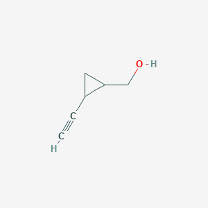 molecular formula C6H8O B1452510 （2-乙炔基环丙基）甲醇 CAS No. 144478-66-0