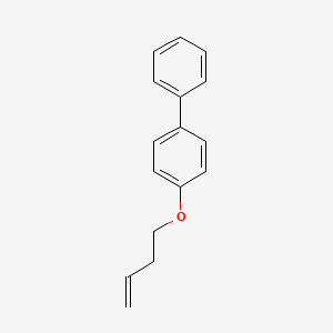 molecular formula C16H16O B1452515 4-[(丁-3-烯-1-基)氧基]-1,1'-联苯 CAS No. 648930-59-0