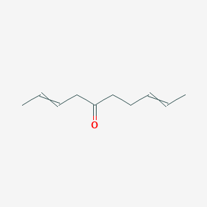 molecular formula C10H16O B14525247 Deca-2,8-dien-5-one CAS No. 62400-73-1