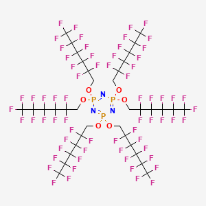 molecular formula C36H12F66N3O6P3 B1452527 六(1H,1H-全氟己氧基)磷氮烷 CAS No. 1365808-40-7