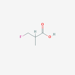 molecular formula C4H7FO2 B1452531 3-氟-2-甲基丙酸 CAS No. 433-39-6