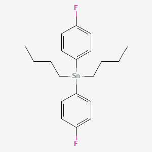 molecular formula C20H26F2Sn B14525331 Dibutylbis(4-fluorophenyl)stannane CAS No. 62942-34-1