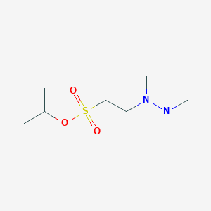 molecular formula C8H20N2O3S B14525448 Propan-2-yl 2-(trimethylhydrazinyl)ethane-1-sulfonate CAS No. 62716-43-2