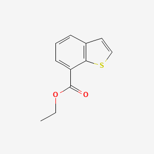 molecular formula C11H10O2S B1452547 Ethyl benzo[b]thiophene-7-carboxylate CAS No. 959632-57-6
