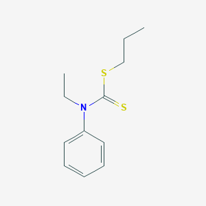 molecular formula C12H17NS2 B14525490 Propyl ethyl(phenyl)carbamodithioate CAS No. 62603-70-7