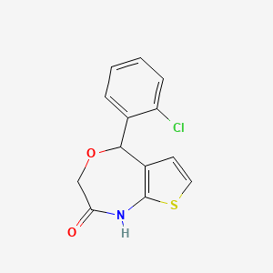 5-(2-Chlorophenyl)-1,5-dihydrothieno[2,3-e][1,4]oxazepin-2(3H)-one