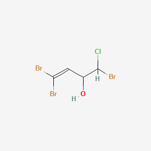 1,4,4-Tribromo-1-chlorobut-3-en-2-ol