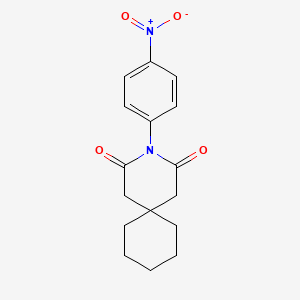 3-(4-Nitrophenyl)-3-azaspiro[5.5]undecane-2,4-dione