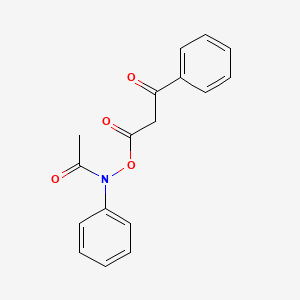 N-[(3-Oxo-3-phenylpropanoyl)oxy]-N-phenylacetamide