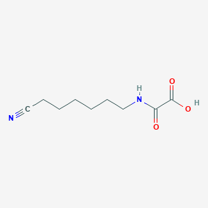 [(6-Cyanohexyl)amino](oxo)acetic acid