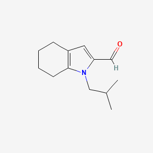 1H-Indole-2-carboxaldehyde, 4,5,6,7-tetrahydro-1-(2-methylpropyl)-