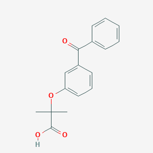 2-(3-Benzoylphenoxy)-2-methylpropanoic acid