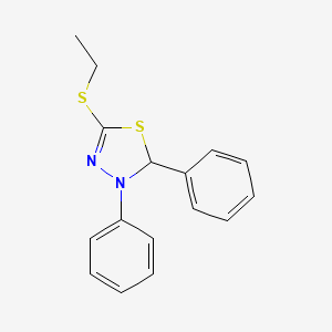 5-(Ethylsulfanyl)-2,3-diphenyl-2,3-dihydro-1,3,4-thiadiazole