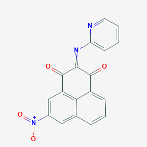 5-Nitro-2-[(pyridin-2-yl)imino]-1H-phenalene-1,3(2H)-dione