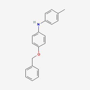 4-(Benzyloxy)-N-(4-methylphenyl)aniline